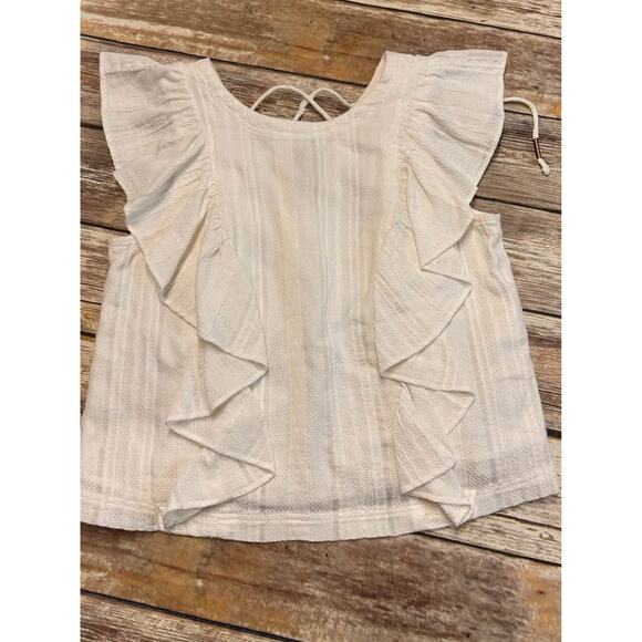 Anthropologie sleeveless ruffle blouse - Picture 1 of 4